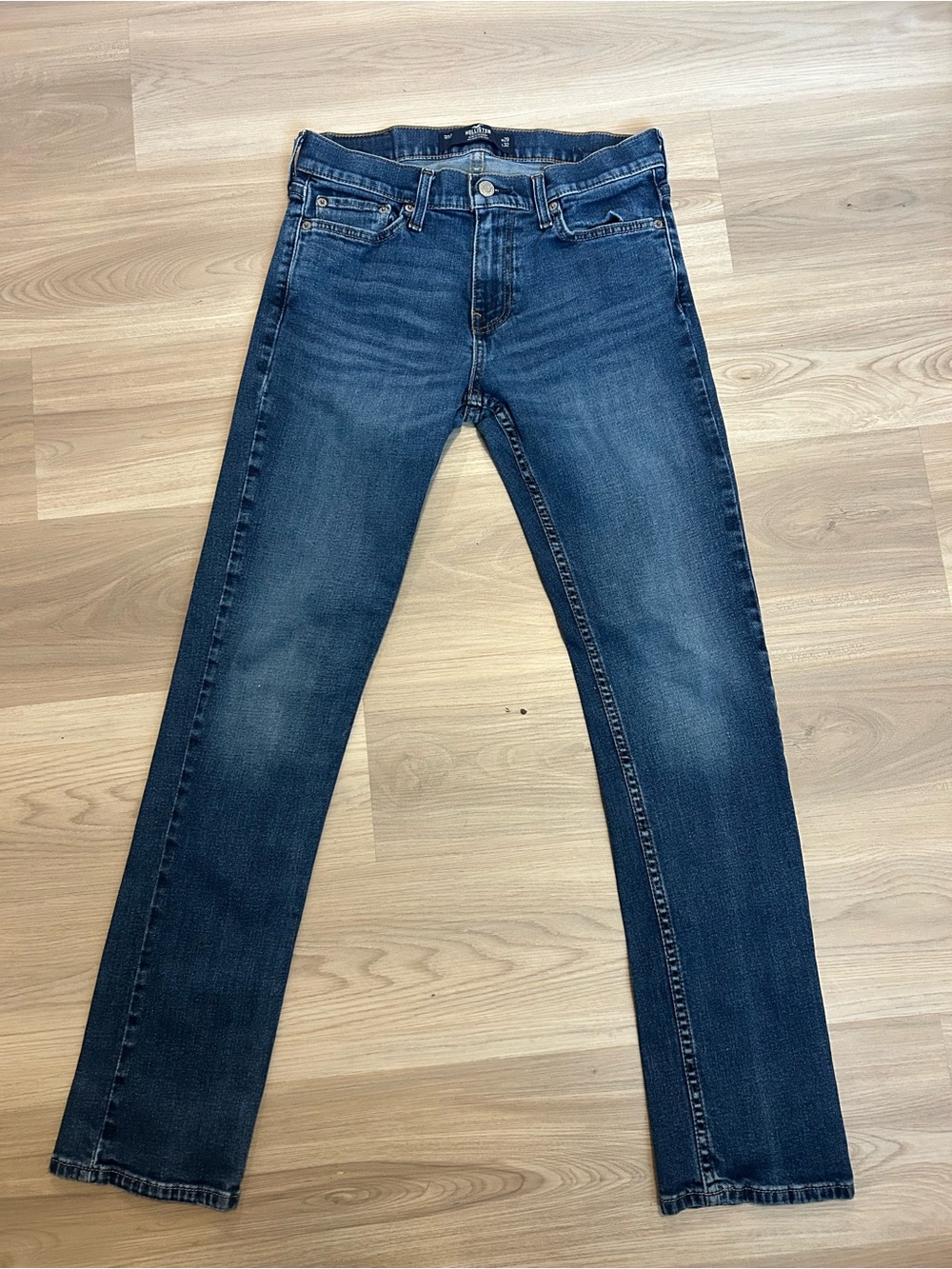 Hollister Men's Slim Straight Blue Denim Jeans 29x32